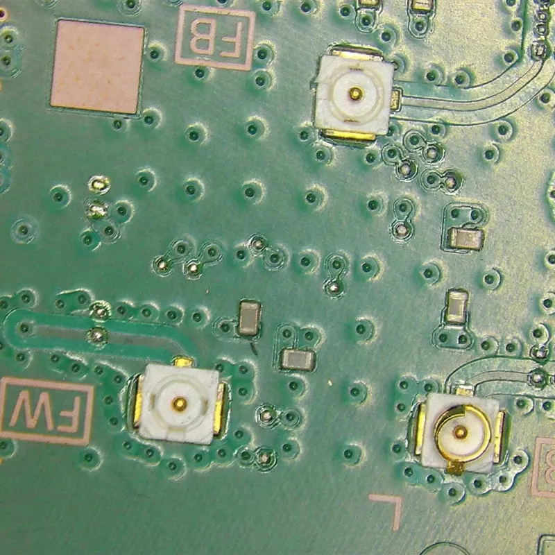 Damaged PS5 WiFi coaxial connectors on motherboard from DIY repair attempt in Canberra