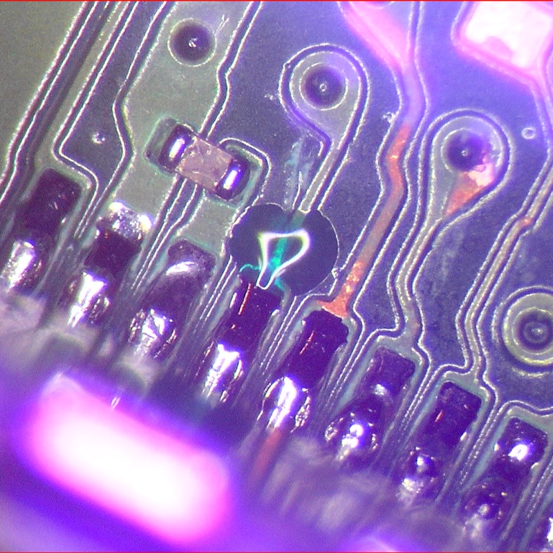 PS5 circuit board HDMI trace repair with solder mask by Canberra's local experts
