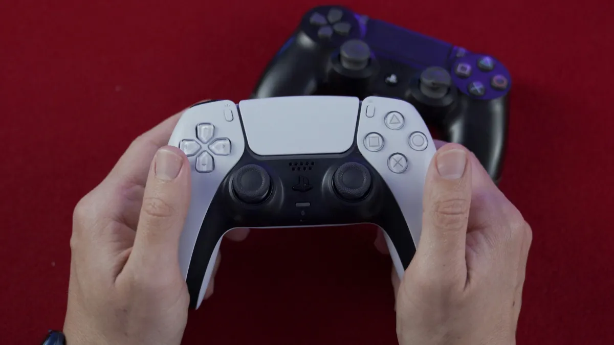 PS5 DualSense and PS4 controllers compared by Canberra's controller repair experts